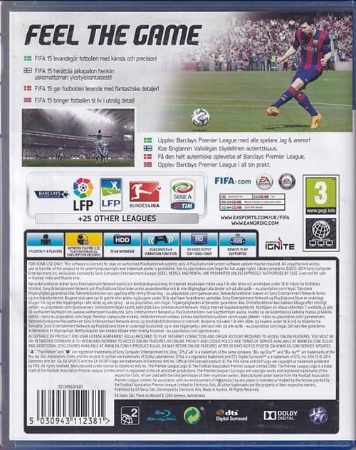 Fifa 15 - PS4 (A Grade) (Genbrug)